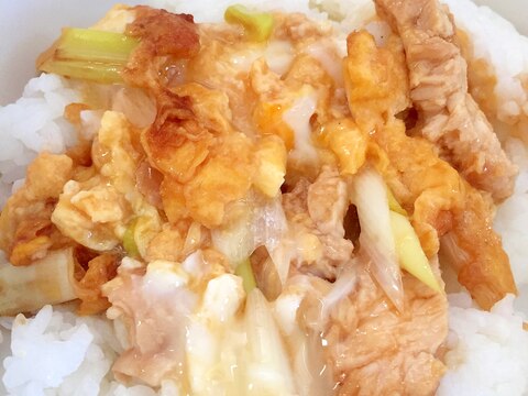 鶏ハムで親子丼☆